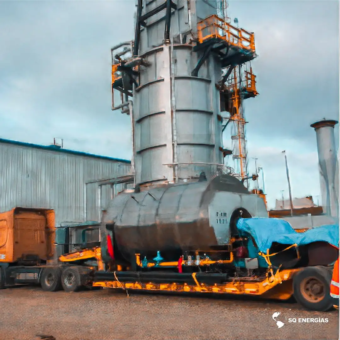 ENAP Magallanes industrial boiler